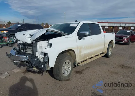 2021 Chevrolet Silverado 1500 4Wd Short Bed Lt z USA, uszkodzony, nr VIN 1GCUYDED2MZ397905